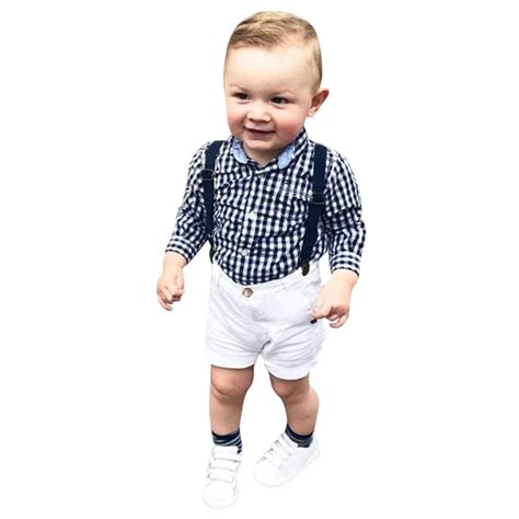 Cute Toddler Boy Clothes 2019 Summer New Kids Baby Boys Shirtshorts
