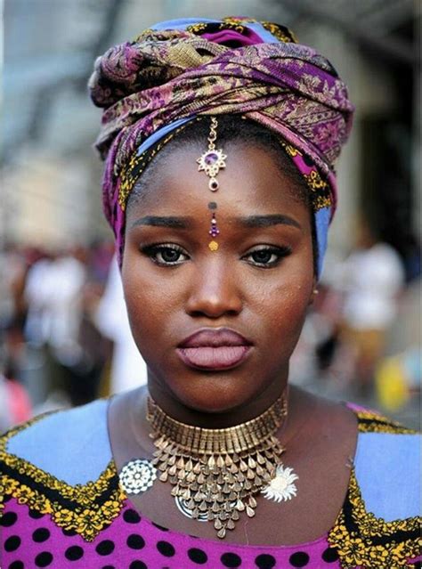 Turban Dark Skin Women Beautiful African Women Dark Skin