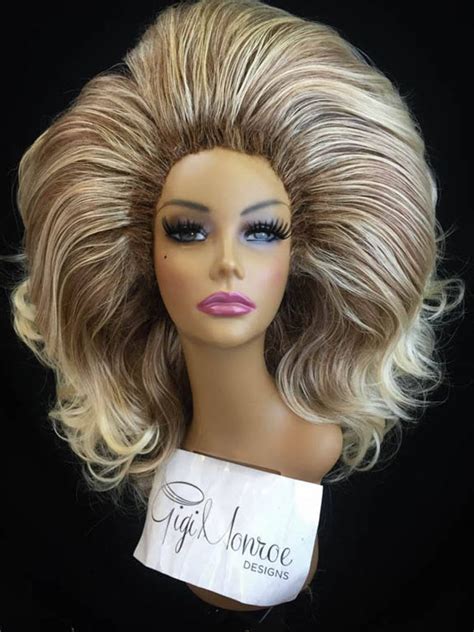 Buxom Large Styled Wig For Drag Queens Theater Burlesque Etsy