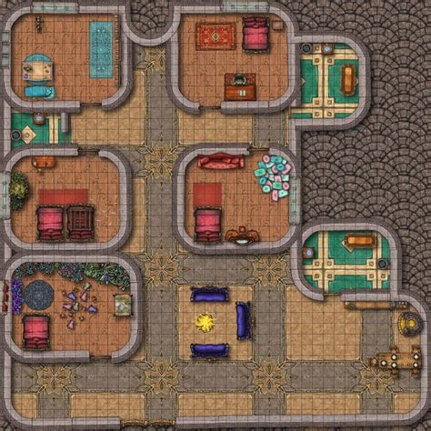 Magical University Dorms For Strixhaven Battlemaps Fantasy Map