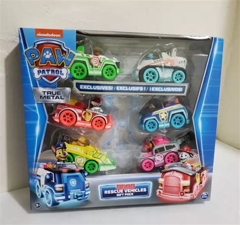 Paw Patrol True Metal Neon Rescue Vehicles Everest Rubble Skye Chase Marshall Nu 8999 Picclick