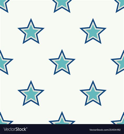 Abstract Seamless Stars Pattern Royalty Free Vector Image