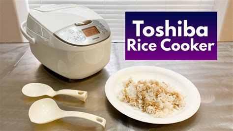 Toshiba TRCS01 Rice Cooker Review Taste Test YouTube