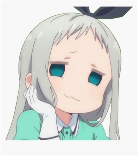 Transparent Smug Anime Png Anime Face Meme Png Download Kindpng