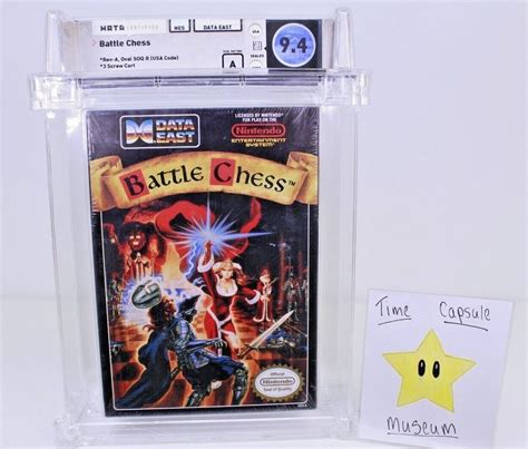 Battle Chess New Nintendo Nes Factory Sealed Wata Vga Grade 94 A Mint