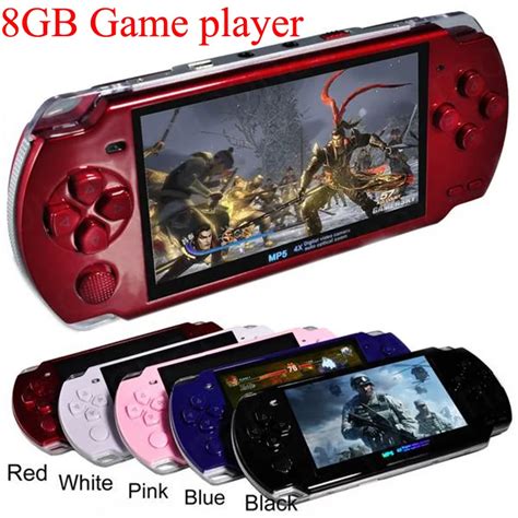 2019 New Built In 5000 Games 8gb 43 Inch Pmp Handheld Game Player Mp3