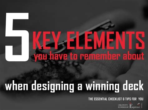 5 Key Elements To Each Presentation