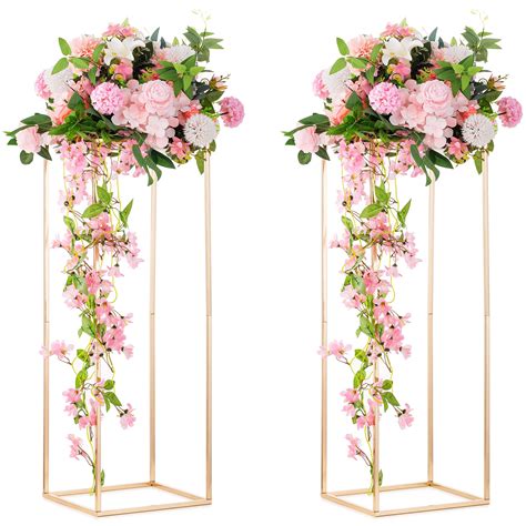 でございま 2 Wedding Centerpieces For Tables Crystal Flower Stand Tabletop