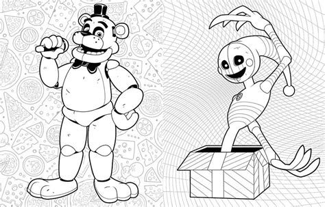 Fnaf Security Breach Coloring Pages Printable