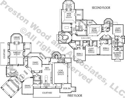 Luxury Modern Mansion Floor Plans 2 Story Floor Roma