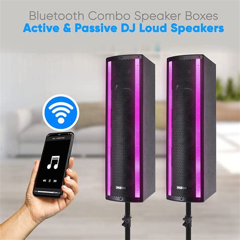 Buy Portable Bluetooth Pa Speaker System 3 Way Active And Passive