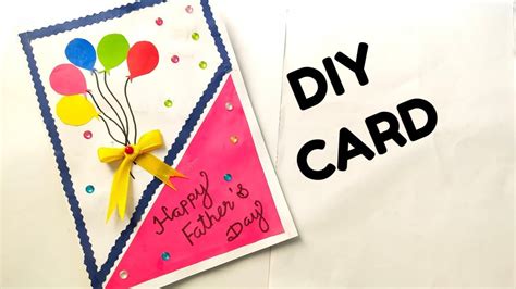 Fathers Day Easy Card Ideas For Kids Handmade Fathers