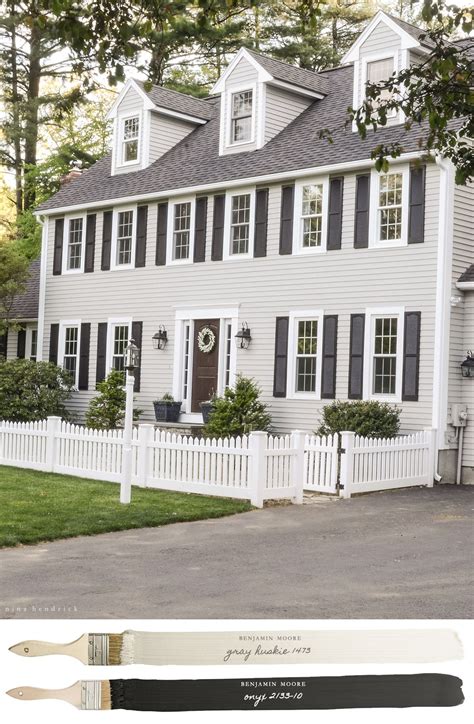 At some point grey has always been used on at least one substrate on a house, whether it is a simple slate roof tile that brings much understated elegance to a scheme or an. New England Neutral Paint Color Scheme | Colonial house ...