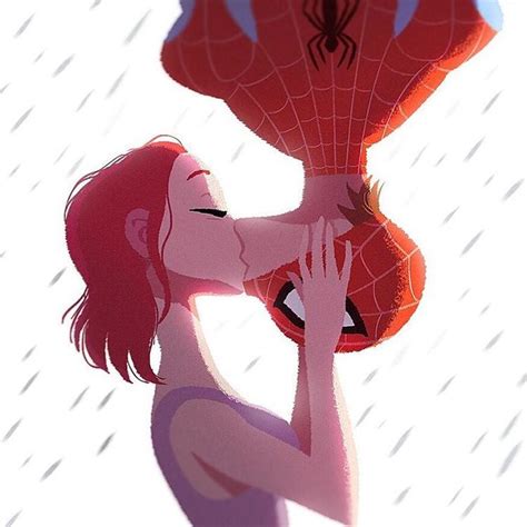 Astierfan Spider Kiss By Gabriel Soares Arte De Marvel Amazing