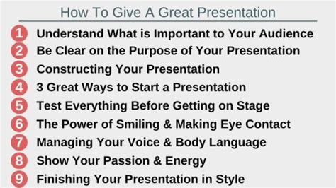 How To Give A Great Presentation At Work Enhance Training
