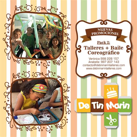 Nuestros Talleres Por Edades ~ De Tin Marin Talleres Infantiles