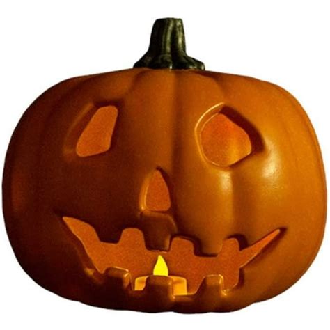 Halloween 6 The Curse Of Michael Myers Light Up Pumpkin Prop Walmart