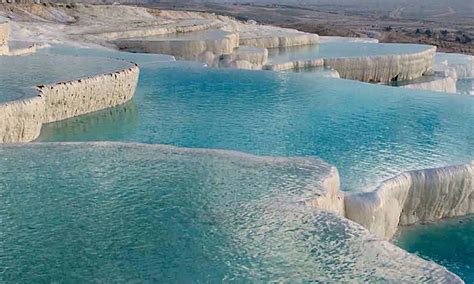 Natural Rock Pools Of Pamukkale Heiropolis Turkey Identify The Picture