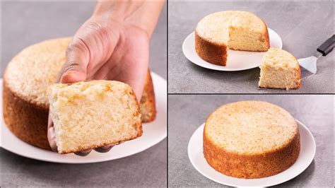Sponge Cake Without Baking Powder Eggless And Without Oven Easy Cake