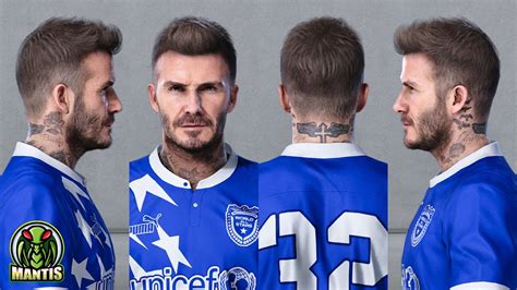 Compatible with the playstation 4 option files. PES 2020 PC David Beckham Face & Tattoos Arms/Neck - YouTube