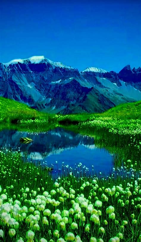 Blue And Green Highland Nature Pictures Beautiful Nature Beautiful