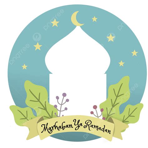 Marhaban Ya Ramadan Png Transparent Mosque Twibbon Marhaban Ya Ramadan