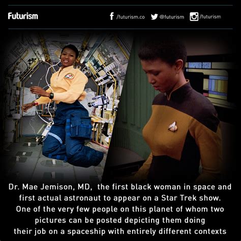 Mae Jemison The First African American Woman In Space And First Real