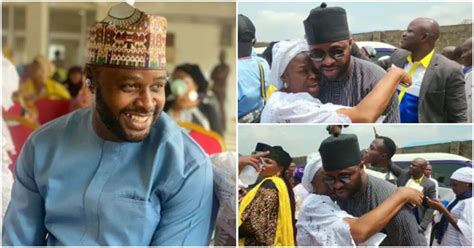 actor femi adebayo s mother showers him with heartfelt prayers as she embraces him in emotional