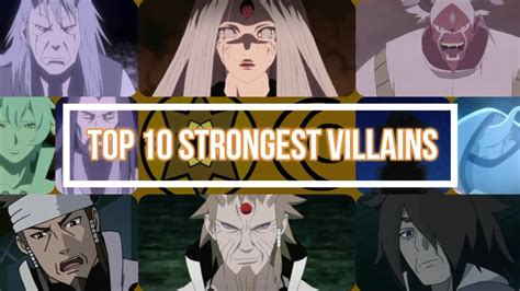 Top 10 Strongest Villainsenemy Naruto Boruto Youtube
