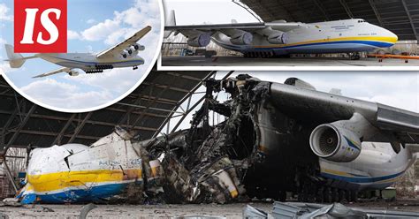 maailman suurin lentokone antonov 225 mriya tuhoutui ukrainan sodassa voiko sillä vielä lentää