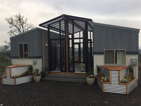 Sunroom Harmony Two 24 Foot Tiny Houses Brought Together
