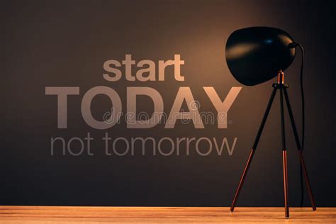 Start Today Not Tomorrow Stock Photo Image Of Motivate 86646600