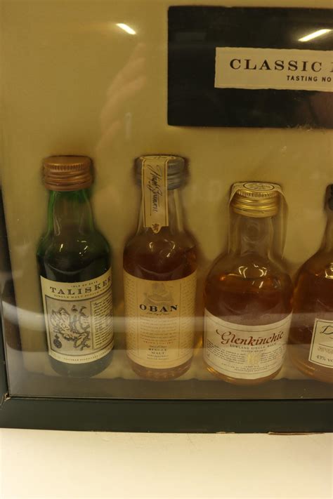 1 Classic Malts Six Of Scotlands Finest Malt Whiskies In Miniatures