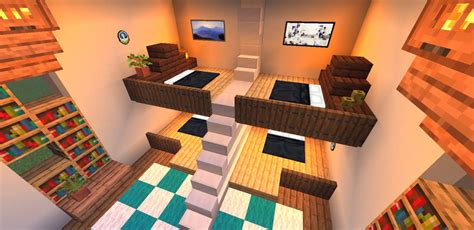 Modern 4 Player Bedroom ︎ Inspiration ︎ Minecraft Amino