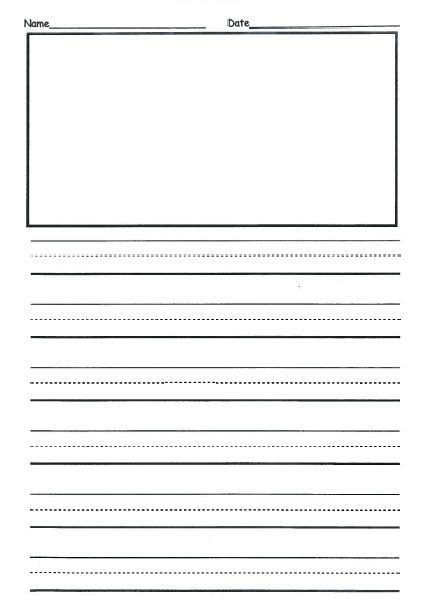 Free 2nd Grade Writing Template This Is Front And Back And They Can Use