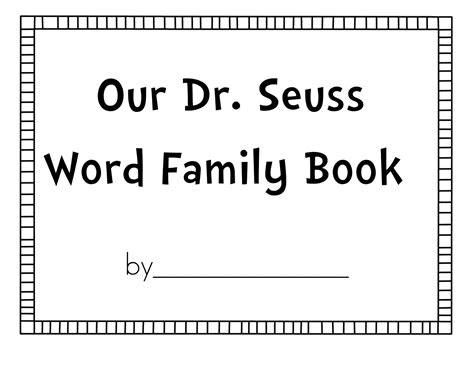 Joyful Learning In Kc Dr Seuss Word Families Thinking Maps Word