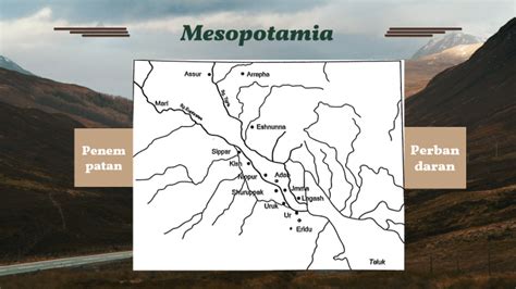 Penempatan Tamadun Mesopotamia By SJH20622 MUHAMMAD SHAHRUDIN BIN MA