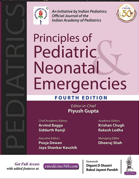 Principles Of Pediatric And Neonatal Emergencies An Initiative By Indian