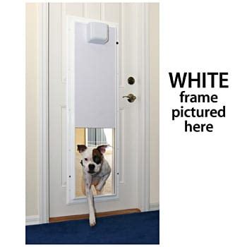 The first automatic sliding doors for use by people were invented in 1954 by lew hewitt and dee horton ; Plexidor Electronic dog door RFID Collar Key