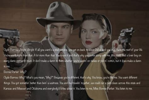 ~ Bonnie And Clyde ~ ~cute Love Quotes From Movies~ Pinterest