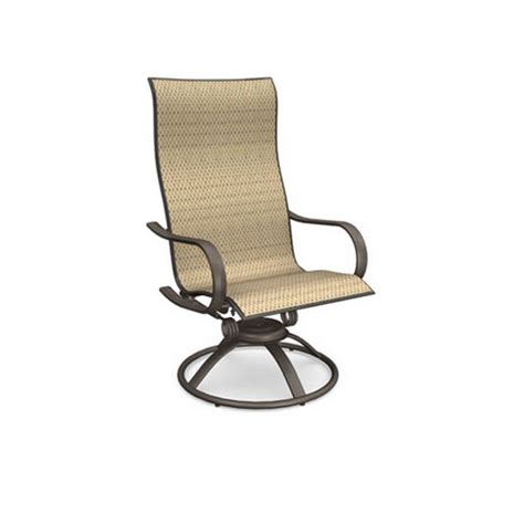 Shop homecrest outdoor dining chairs at luxedecor.com. Homecrest Holly Hill High Back Swivel Rocker | 2A900