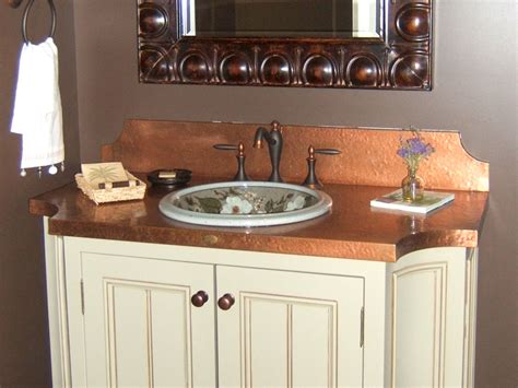 Installing copper as a bartop, tabletop or countertop employs lamination in much the same way countertops are finished. Circle City Copperworks - Copper Bar And Counter Tops