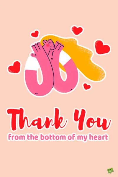 30 Thank You From The Bottom Of My Heart Messages