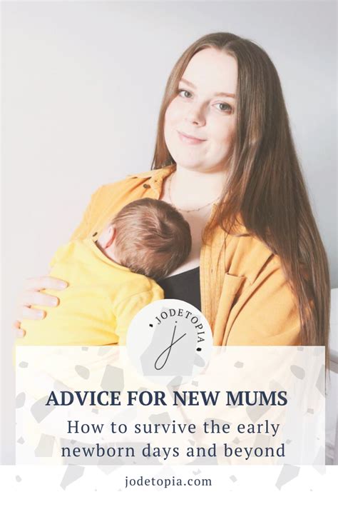 Advice For New Mums Surviving The Early Newborn Days