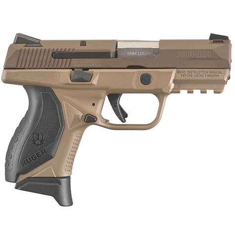 Ruger American Compact 9mm Luger P 355in Flat Dark Earthpatriot