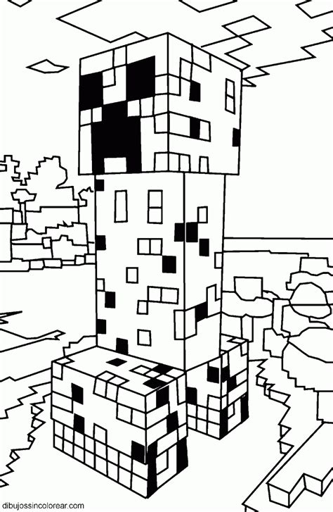 Steve De Minecraft Para Imprimir Y Pintar Desenhos Para Colorir
