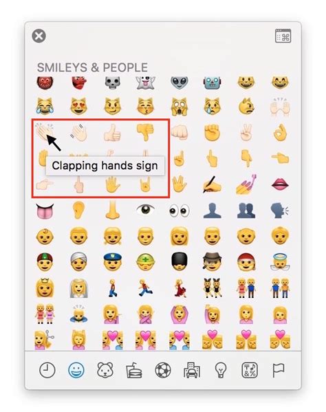 Hand Emojis List