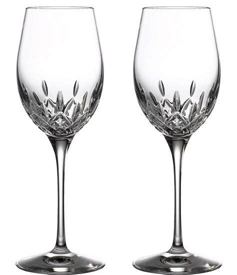 Waterford Crystal Lismore Essence White Wine Glass Set Of 2 143782 Home Kitchen And Dining Wine