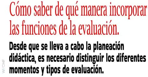 ¿cómo Incluir La Evaluación Diagnóstica La Formativa Y La Sumativa En