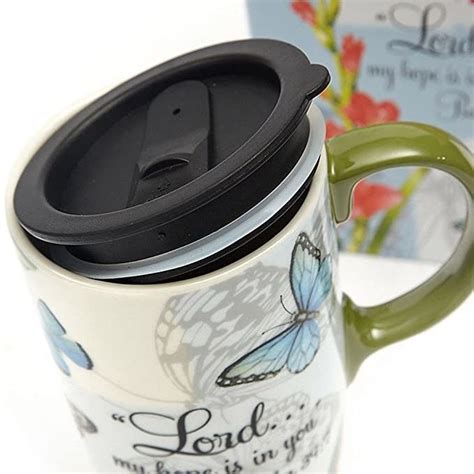 Topadorn 17 Oz Ceramic Coffee Mug Travel Cup With Handle Sealed Lid And